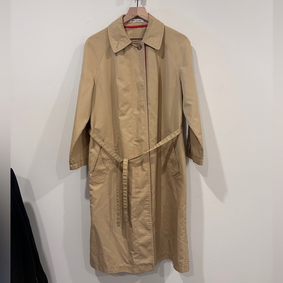 Vintage Belted Trench The Kangaroo Coat By Misty Harbor Mariner III - Picture 2 of 14